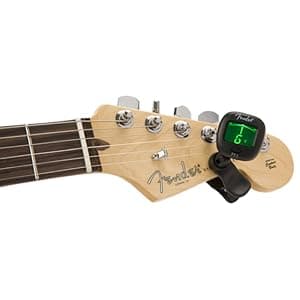 Fender FT-1 Professional Guitar Tuner Clip On, with 1-Year Warranty, Full-Range Chromatic Guitar Tuner with Dual-Rotating Hinges, A4 Calibration