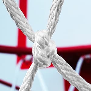 Basketball Net Outdoor,(7.16 oz) 12 Loops Professional Heavy Duty Basketball Net Replacement,All Weather Anti Whip,Suitable for Outdoor Standard Basketball Hoop