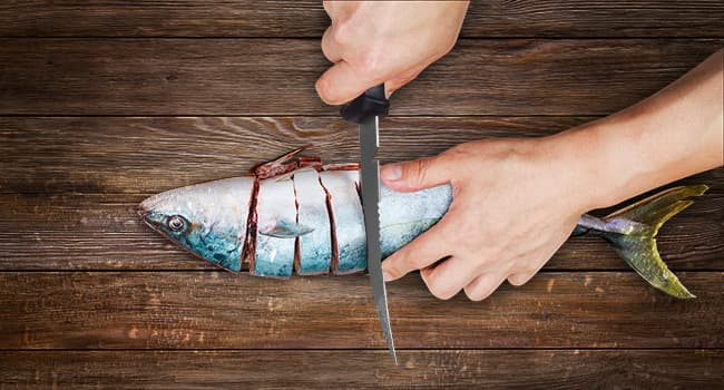 Sidomma 2 pcs Fishing Fillet Knife Set Stainless Steel 6.5 Inch Pro Fish Knife for Filleting, Fishing Gear, Fishing Tool Set, Fishing Sccessories Gifts for Men