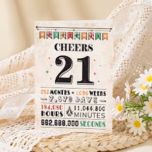 21st Birthday Gifts for Women Her Happy 21 Year Old Birthday Gift Ideas for Her Unique Gifts for 21 Year Old Female Cool 21st Bday Accessories for Daughter Girl Best Funny 21 Decorations Gift Box Set B0H5VKJ885