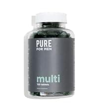 Pure for Men Pure for Men Original Vegan Cleanliness Stay Ready Fiber Supplement | Helps Promote Digestive Regularity | Psyllium Husk, Aloe Vera, Chia Seeds, Flaxseeds | Proprietary Formula | 120 Vegan Capsules