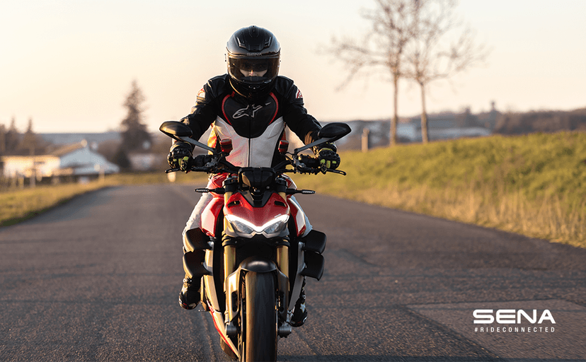 Sena Phantom and ANC Full Face Smart Motorcycle Helmet with Integrated Communications, LED Lighting, and 2nd Generation Sound by Harman Kardon