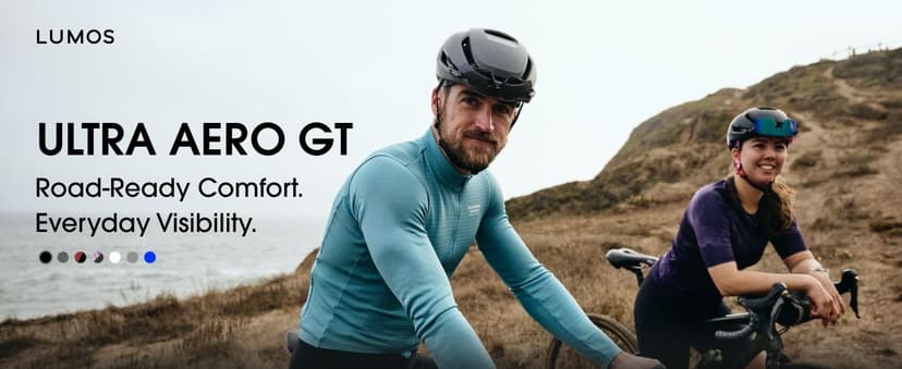 Lumos Ultra Aero GT Road Bike Helmet with Light | MIPS Lightweight Ventilation | Bicycle Helmets Commuter Cycling for Adults: Men, Women