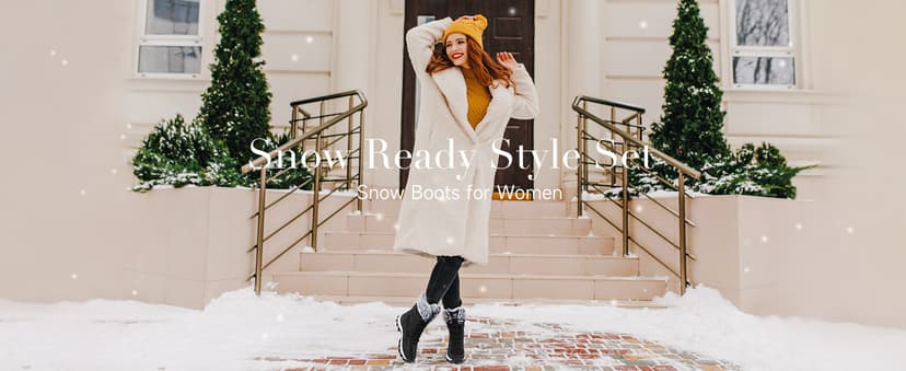 HOBIBEAR Women's Waterproof Winter Snow Boots Lightweight Warm Faux Fur Lined Mid-Calf Booties