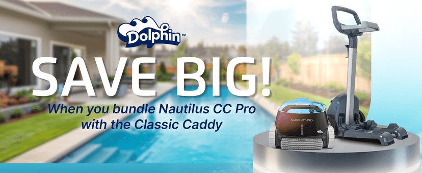 Dolphin Nautilus CC Pro Wi-Fi Automatic Robotic Pool Vacuum Cleaner, Wall Climbing, Waterline Scrubber Brush, Ideal for In-Ground Pools up to 50 FT in Length