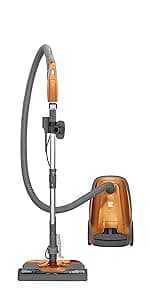 Kenmore Elite 81714 Pet Friendly Ultra Plush Lightweight Bagged Canister Vacuum with Pet PowerMate, HEPA, Extended Telescoping Wand, Retractable Cord, and 3 Cleaning Tools-Champagne