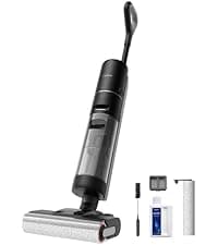 DREAME H12 PRO Vacuum Mop, Wet Dry Vacuum Cleaner for Hard Floor, Vacuum and Mop at The Same Time for Wet & Dry Messes, Auto Self-Cleaning, Edge to Edge Cleaning with Hot Air Drying