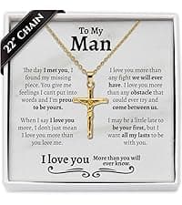 Love You This Much Promise Cuban Bracelet, Romantic Gift for Boyfriend, Appreciation Gift for Boyfriend, Cute Small Gift for Boyfriend, Thoughtful Boyfriend