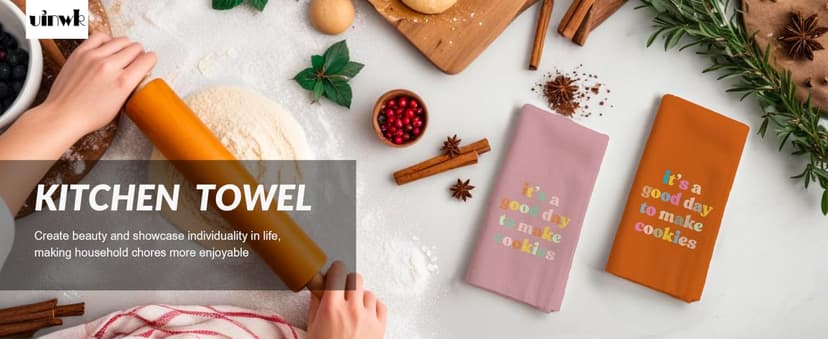 Baking Gifts Kitchen Towels, Gifts for Bakers Cookie Lovers Cooks Dish Tea Towel for Kitchen Baking, It's a Good Day to Make Cookies Hand Towels, 16x24 B0CSCGQB3Q
