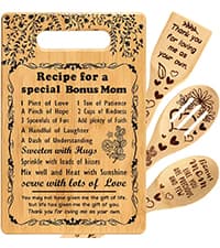 from Daughter Son in Law Best Mother in Law Birthday Christmas Wedding Gift to My Mother in law Cutting Boards Set Great Gifts for Mother in law Mother of the Bride Groom Gifts B0CG3KJ9S8