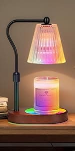 Candle Warmer Lamp with Timer Dimmer Adjustable Height for New Home Decor, Birthday Gifts for Women,Candle Warmer for Women Mom Christmas Mother's Day Gfit