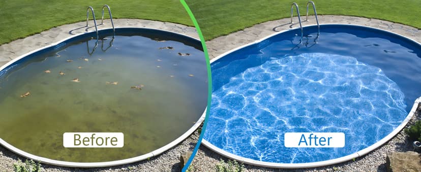 FOTING Sand Filter Pump for Above Ground Pool, Pool Sand Filter with Timer, 7-Way Multi-Port Valve, Pool Pumps Above Ground, 13in 1HP 3800GPH for 13000GAL Pool