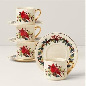 Lenox 847254 Winter Greetings 5" Bowl, Christmas & Holiday Hosting