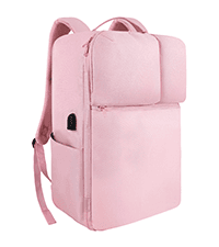 Extra Large 50L Travel Backpack Carry On Flight Approved, Luggage Backpack with Shoes Pouch, Suitcase Backpacks With 3 Packing Cubes, Personal Item Travel Bag, Black