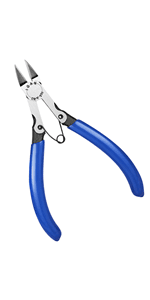 IGAN-P6 6-inch Ultra Sharp & Powerful Side Cutter Clippers with Longer Flush Cutting Edge, Ideal Wire Snips for Crafting, Floral, Electrical & Any Clean Cut Needs B087P191LP