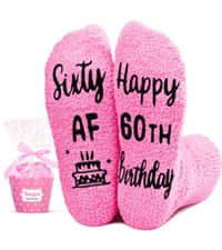HAPPYPOP Birthday Gifts for Women - Funny Birthday Socks for Her in 50s