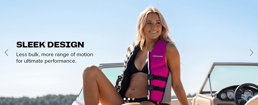 Airhead Wicked Kwik-Dry NeoLite Flex Life Jacket for Kids - USCG Approved Life Vest for Youth, Child & Infant, Watersports Vest for Boating, Tubing & Swimming, Hot Pink