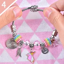 COO&KOO Girls Charm Bracelet Making Kit: Unicorn Jewelry Making Kit Gifts Crafts for Girl 8-12 A Perfect Girls Toy for Ages 6 7 8 9 10 Girl That Imagination Self-Expression and Inspires Creativity
