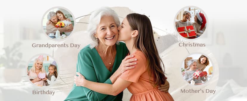 Grandma Birthday Gifts: I Love You Grandma Figurine Gift from Granddaughter - Grandmother Gifts for Mothers' Day - Meaningful Gift for Grandma Nana Gigi Christmas