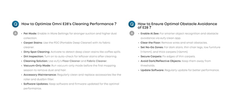 eufy Robot Vacuum E28, Portable Carpet for Deep Cleaning, HydroJet System with Roller Mop, All-in-One Robot Vacuum and Mop Combo, 20,000 Pa Suction, Zero-Tangling, Corner-to-Edge Cleaning (Upgraded)