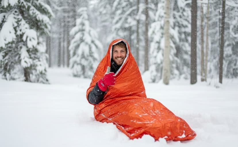 Emergency Sleeping Bags 2 Pack | Portable Emergency Blanket Survival Gear