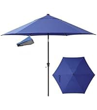 CROWN SHADES 10x10 Pop Up Canopy Tent - Patented Center Lock One Push Instant Outdoor Canopy Beach Tent with STO-N-Go Bag 8 Stakes & 4 Sand Bags,Black