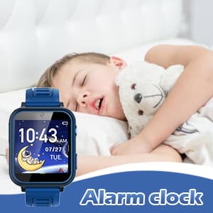 Kids Smart Game Watch with 24 Games HD Touch Screen Video Camera Music Player Pedometer Flashlight Alarm Clock 12/24 hr, Gifts for 5-12 Year Olds Boys
