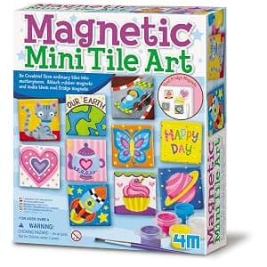 4M Magnetic Mini Tile Art, Art & Crafts DIY Kit, For Boys & Girls Ages 8+