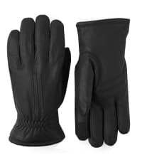 Hestra Unisex Leather Box Mitt, Leather Winter Ski Mittens for Alpine Skiing & Cold Winter Weather for Men & Women