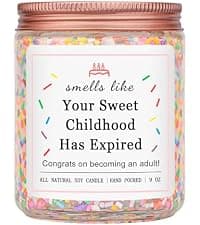 40th Birthday Decorations, 40 Year Old Birthday Gifts for Friend, Sister, Wife, Creamy Vanilla with Sprinkles Homsolver 40th Birthday Gifts for Women Ideas, 1986 Limited Edition Candle B0G1YLJYH8