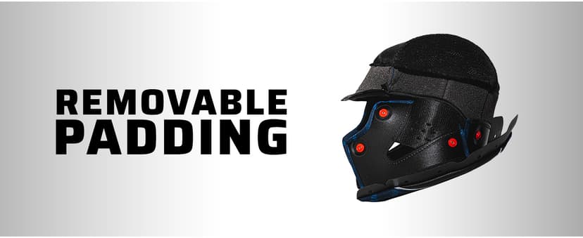 HAX Force Aerodynamic Full Face Helmet for Street & E-Bikes DOT & ECE Certified - Enhanced Dual Visor, Adult Size, Pinlock Ready Matte Black Red M