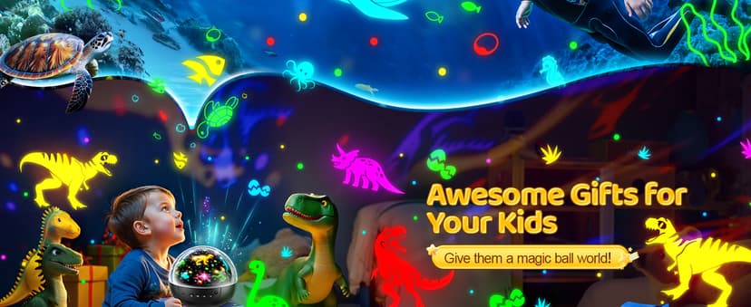 Staryou Dinosaur Toys for Kids 3-5, 【Remote+3 Films+93 Effects】 Dinosaur Toys for Kids 2-4, 【3 Timer+5 Brightness】 3 Year Old Boy Gift, Rotate 3 Year Old boy Birthday Gift, Boys Christmas Gifts Boys