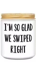 Homsolver Friends Birthday Christmas Gifts for Women, Friend Funny Scented Soy Candles Gift, Our Friendship Candle Premium Lavender Scent