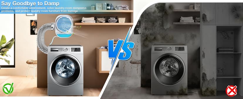 4-in-1 Indoor Dryer Vent with Dehumidifier for Protect Furniture, Dryer Vent Kit for Electric Dryers, Stainless Steel Screen Filter, Lint Trap,Polyester Filter and Visual Water Tank