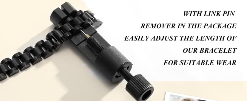 VNOX Personalized Religious Jewelry-Engraved Inspirational Christian Faith Bible Verse Quote Wristbands Elegant Link Bracelet Encouragement Gift,Cassic Watch Band Strap Design