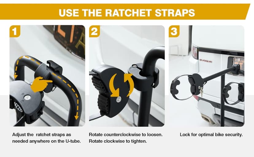 Ebike Rack with Ramp for 2 E-Bikes 200 lbs Capacity Fits 5" Fat Tire, Hitch Bike Rack for Cars SUVs Trucks with 2" Receiver, Foldable Tilting Locking No Assembly Needed E-Bike Platform Carrier