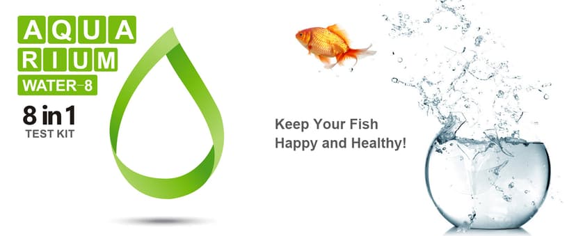 AAwipes Aquarium Ammonia Test Strips 8-in-1 |25 Strips | Quick & Accurate Water Testing Test pH, Carbonate, Alkalinity, Hardness, Chlorine, Nitrite, etc. (K02-25)