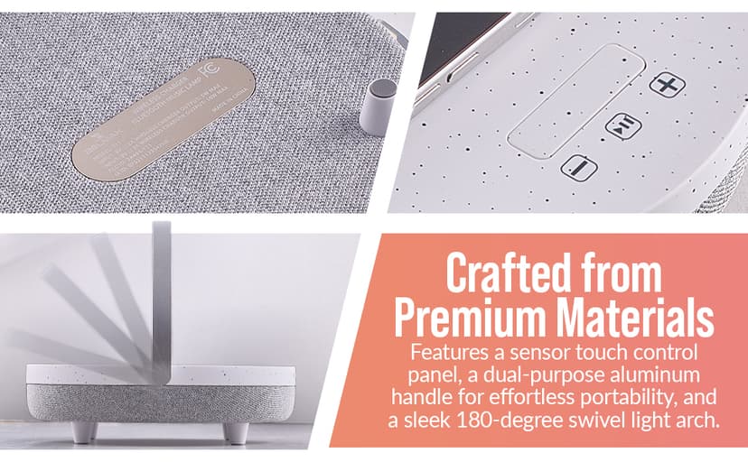 Bedside Lamp with Wireless Charger, 6 in 1 Touch Bedside Lamp, Portable Bluetooth Speaker, Birthday Gifts for Women, Gift for Her, Mom, Dad, Mens Gifts for Birthday Unique