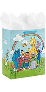 Hallmark 9" Medium Graduation Gift Bag with Tissue Paper (Gold and Silver Mortarboards on Black) for College, High School, 8th Grade, Kindergarten, Nurses