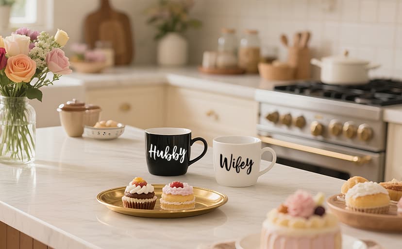 Christmas Gifts for Couples 2025, Wifey Hubby Mugs Set of 2 Coffee Mug, Bridal Shower Gift, Mr and Mrs Coffee Mug, Wedding Couples Gift for Bride Groom, Thanksgiving Gifts