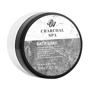 Father's Day Bath and Body Gift Basket for Men and Women, 23pcs Charcoal Luxury Home Spa Kit for Mother in Cosmetics Leather Bag, Face Oil, Birthday Gift, Self Care, perfect for Christmas, Holiday