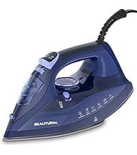 BEAUTURAL Fabric Shaver and Lint Remover, Sweater Defuzzer with 2-Speeds, 2 Replaceable Stainless Steel Blades, Battery Operated, Remove Clothes Fuzz, Lint Balls, Pills, Bobbles Gray