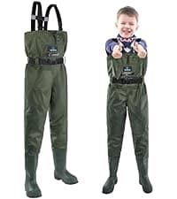 Trudave Chest Waders for Men & Women Waterproof,Fishing Neoprene Waders,Hunting Waders with Boots