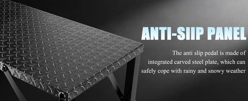 RV Steps with Handrail|4 Step Hot Tub Spa Steps|Update 3.0 Outdoor RV Stairs with Anti-Slip Pedals|RV Ladders for Travel Trailers|Heavy Duty Camper Steps for Camper, Porch, Spa