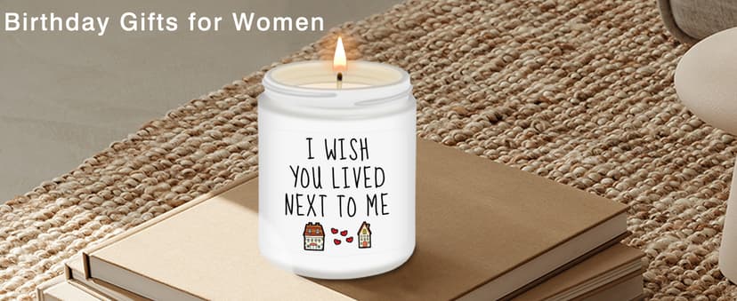 Homsolver Gifts for Women, Birthday Gifts for Women, Unique Friendship Gift for Best Friend Birthday, Her, BFF, Sisters, Besties, Mom - Funny Lavender Scented Candles