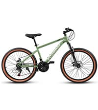 Ecarpat 24/26/27.5 Inch Mountain Bike, Full/Front Suspension Mens Boys Mountain Bike with 21 Speed Steel Frame and Dual Disc Brakes, Adult Sport Bicycle for Trail City Road, Gift Choice