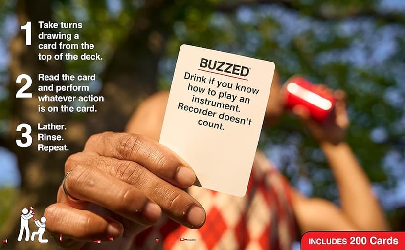 WHAT DO YOU MEME? Buzzed: Hilarious Party Game with 200 New Cards – The Ultimate Drinking Card Game for Adults, Perfect for Game Night, Adult Fun, Good Times, and Unforgettable Bachelor Party Laughs
