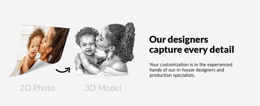 ArtPix 3D Crystal Photo, Personalized Gifts for Women, Wife, Men, Mom, Father, Her, Him, Dad, Grandpa, Great Customized Gift with Your Own Photo, Custom Glass 3D Laser Etched Picture Wedding - Heart