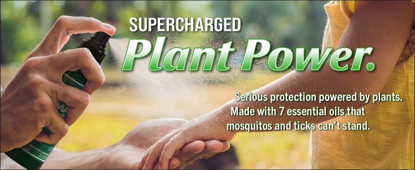 Bug Soother® MAX Natural Tick & Mosquito Repellent Spray – DEET-Free Extra Strength Outdoor Bug Protection, Plant-Based Formula – Made in USA (3ct 4 oz Bottles + 1 oz Bonus)