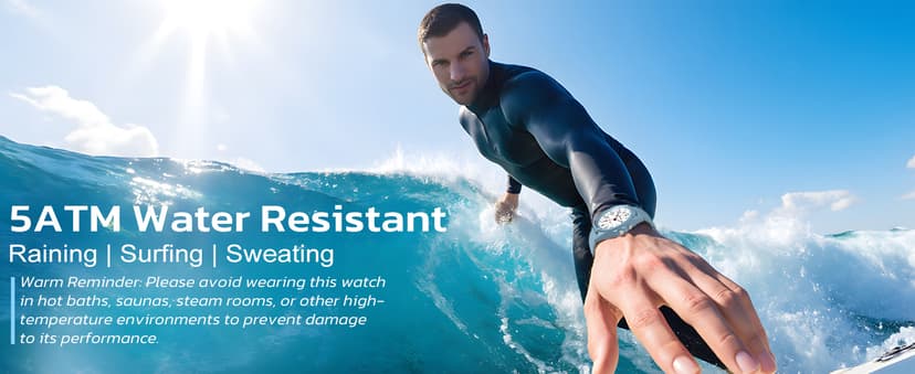 SOCICO Watch for Men Women Big Face Classic Analog Quartz Sports Backlight Unisex Waterproof Nurse Watch for Medical Army Military Time with Second Hand Easy to Read Casual Wristwatch